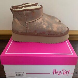 Hey Girl by Corky's Metallic Booties